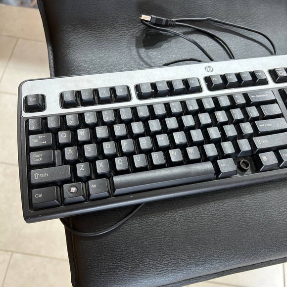 HP Hewlett Packard KU-0316 Black/Silver - Picture 3 of 5